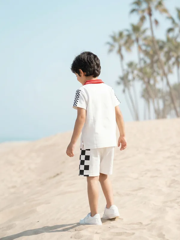 Boys_Organic_Cotton_Pique_Short_Sleeve_Racing_Car_Digital_Print_And_Tipping_Embroidered_Polo_T_Shirt_And_Shorts_Set