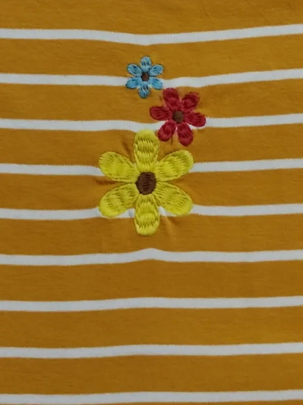 Girls_Organic_Cotton_Interlock_Short_Sleeve_Flowers_Applique_Top_Yellow