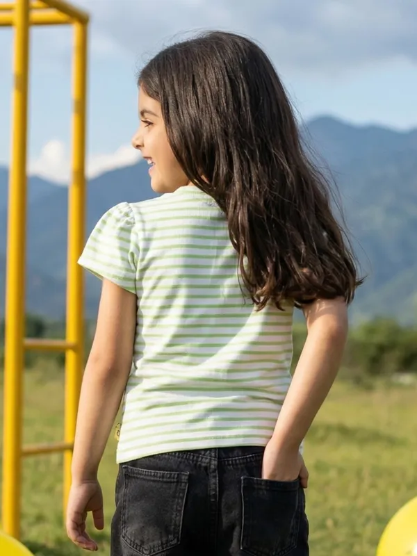 Girls_Organic_Cotton_Interlock_Short_Sleeve_Bicycle_Applique_Top_Green
