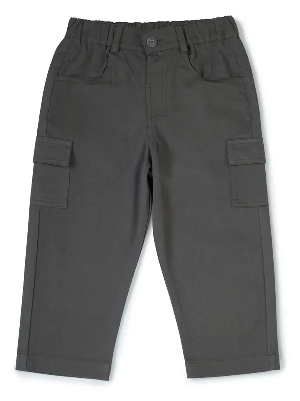Organic_Cotton_Woven_Elastic_Waist_Cargo_Pants_Dark_Grey