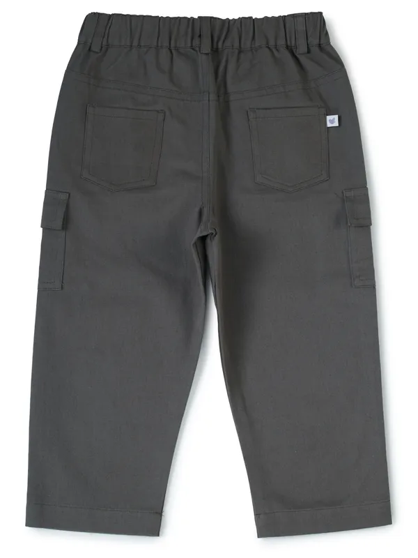 Organic_Cotton_Woven_Elastic_Waist_Cargo_Pants_Dark_Grey