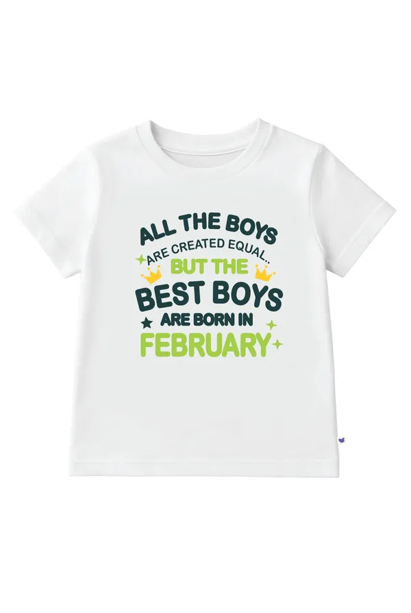 Boys_February_Birthday_T-Shirt_|_100%_Organic_Cotton_|_White_Printed_Half_Sleeve_Round_Neck_Kids_Tee