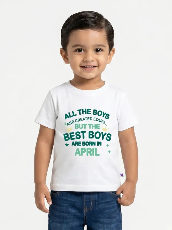 Boys_April_Birthday_T-Shirt_|_100%_Organic_Cotton_|_White_Printed_Half_Sleeve_Round_Neck_Kids_Tee