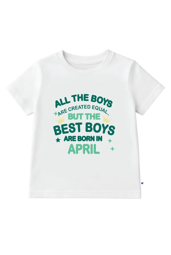 Boys_April_Birthday_T-Shirt_|_100%_Organic_Cotton_|_White_Printed_Half_Sleeve_Round_Neck_Kids_Tee