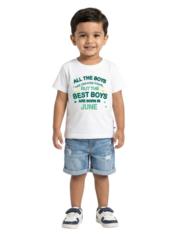 Boys_June_Birthday_T-Shirt_|_100%_Organic_Cotton_|_White_Printed_Half_Sleeve_Round_Neck_Kids_Tee