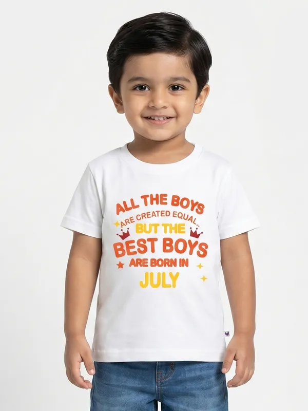 Boys_July_Birthday_T-Shirt_|_100%_Organic_Cotton_|_White_Printed_Half_Sleeve_Round_Neck_Kids_Tee