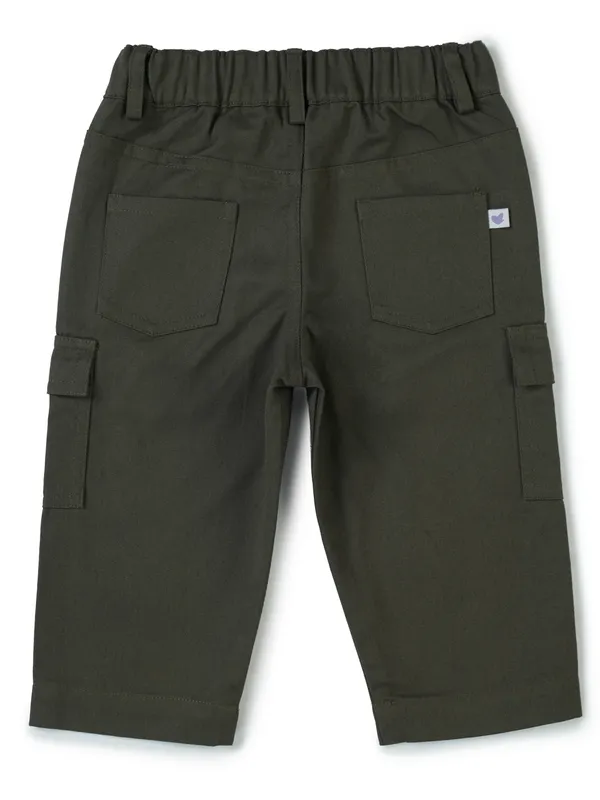 Organic_Cotton_Woven_Elastic_Waist_Cargo_Pants_Olive_Green