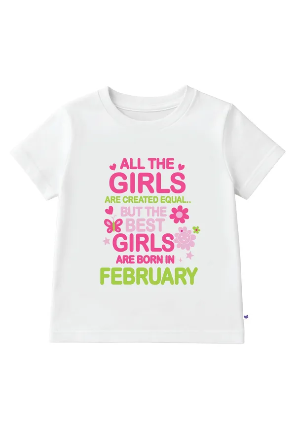 Girls_February_Birthday_T-Shirt_|_100%_Organic_Cotton_|_White_Printed_Half_Sleeve_Round_Neck_Kids_Tee