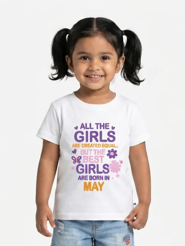 Girls_May_Birthday_T-Shirt_|_100%_Organic_Cotton_|_White_Printed_Half_Sleeve_Round_Neck_Kids_Tee