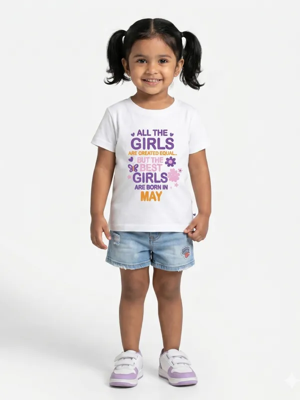 Girls_May_Birthday_T-Shirt_|_100%_Organic_Cotton_|_White_Printed_Half_Sleeve_Round_Neck_Kids_Tee