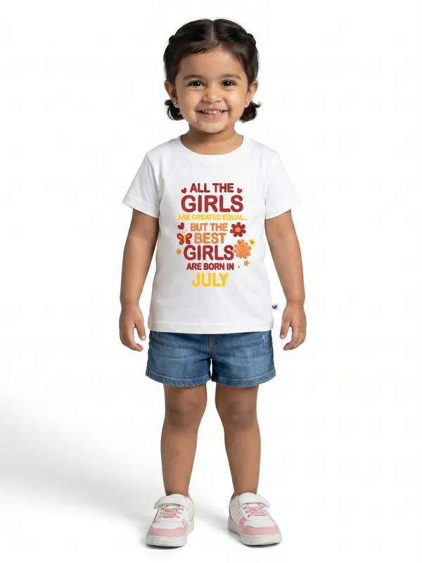 Girls_July_Birthday_T-Shirt_|_100%_Organic_Cotton_|_White_Printed_Half_Sleeve_Round_Neck_Kids_Tee