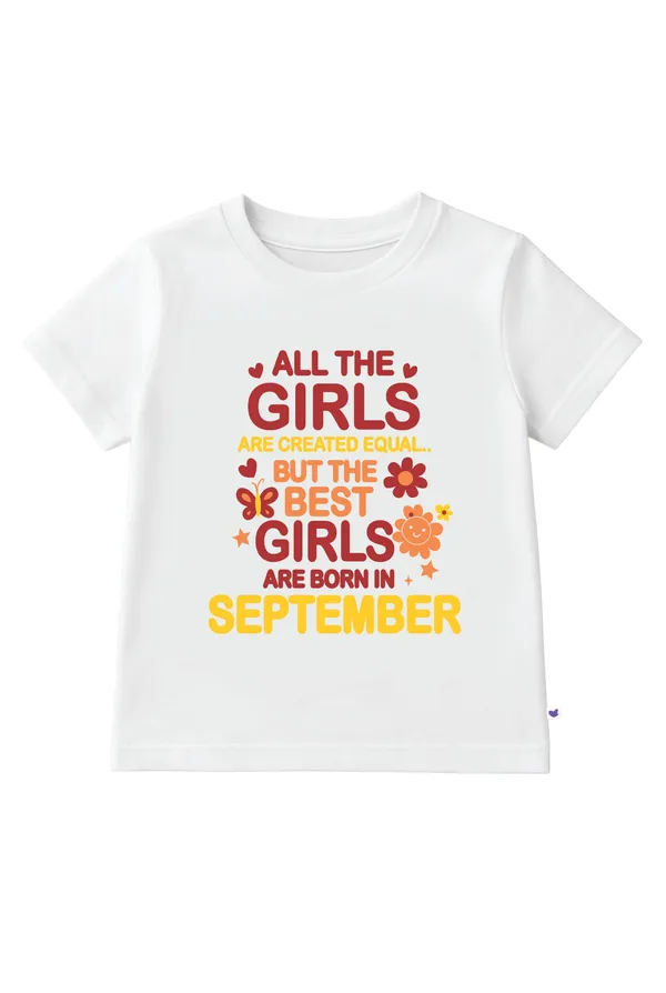 Girls_September_Birthday_T-Shirt_|_100%_Organic_Cotton_|_White_Printed_Half_Sleeve_Round_Neck_Kids_Tee
