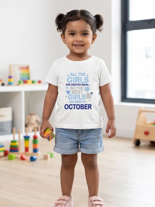 Girls_October_Birthday_T-Shirt_|_100%_Organic_Cotton_|_White_Printed_Half_Sleeve_Round_Neck_Kids_Tee
