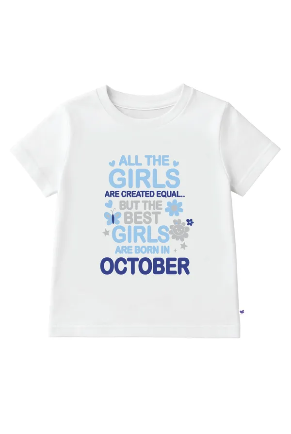 Girls_October_Birthday_T-Shirt_|_100%_Organic_Cotton_|_White_Printed_Half_Sleeve_Round_Neck_Kids_Tee