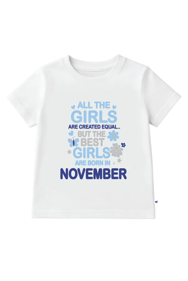Girls_November_Birthday_T-Shirt_|_100%_Organic_Cotton_|_White_Printed_Half_Sleeve_Round_Neck_Kids_Tee