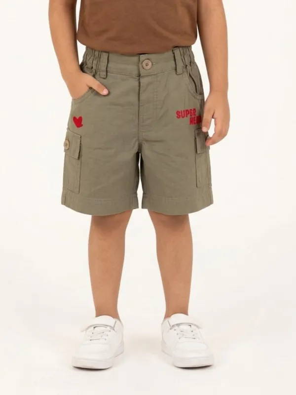 Boys_Organic_Cotton_Ripstop_Knee_Length_Embroidered_Shorts_Brown