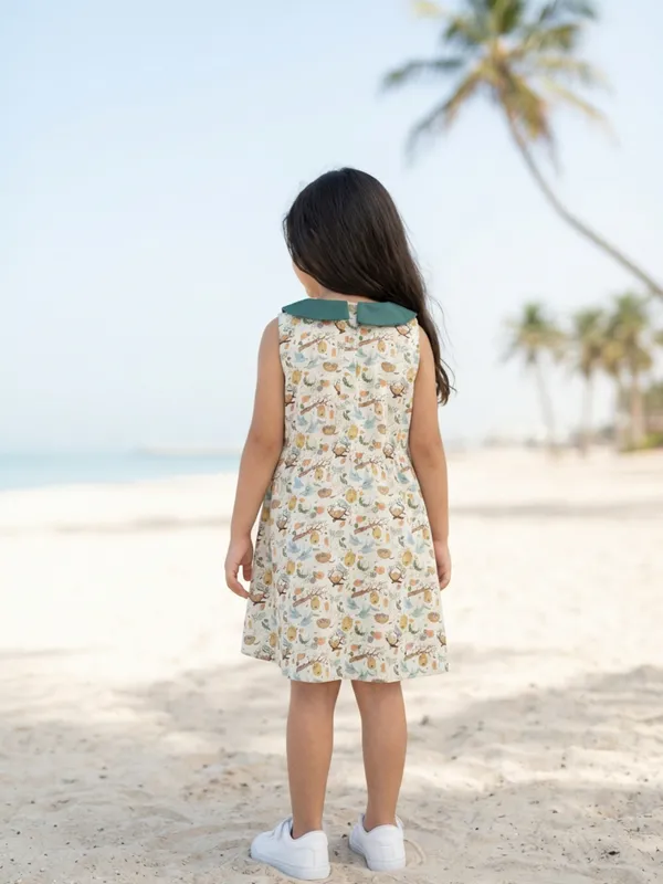 Girls_Organic_Cotton_Single_Jersey_Sleevless_Birds_And_The_All_Over_Print_Dress_Green