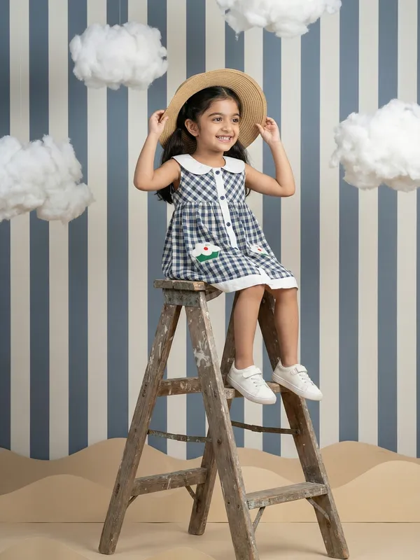 Girls_Organic_Cotton_Poplin_Sleevless_Cup_Cake_Applique_Pocket_Dress_Blue
