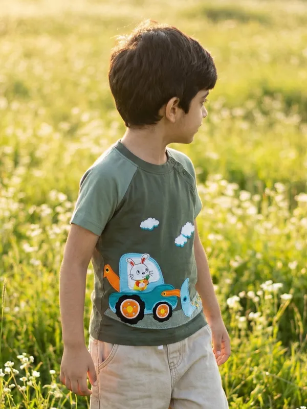 Boys_Organic_Cotton_Lycra_Jersey_Short_Sleev_Carrot_Crane_Applique_T_Shirt