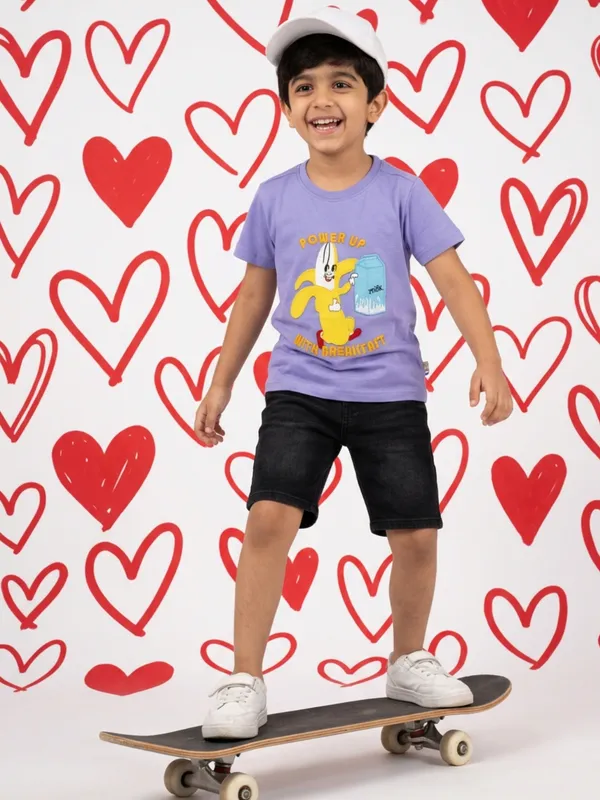 Boys_Organic_Cotton_Single_Jersey_Short_Sleeve_Breakfast_Print_Healthy_Embroidered_T_Shirt_Voilet