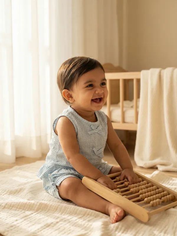 Girls_Organic_Cotton_Seer_Sucker_Sleevless_Striped_Top_And_Shorts_Set_Blue