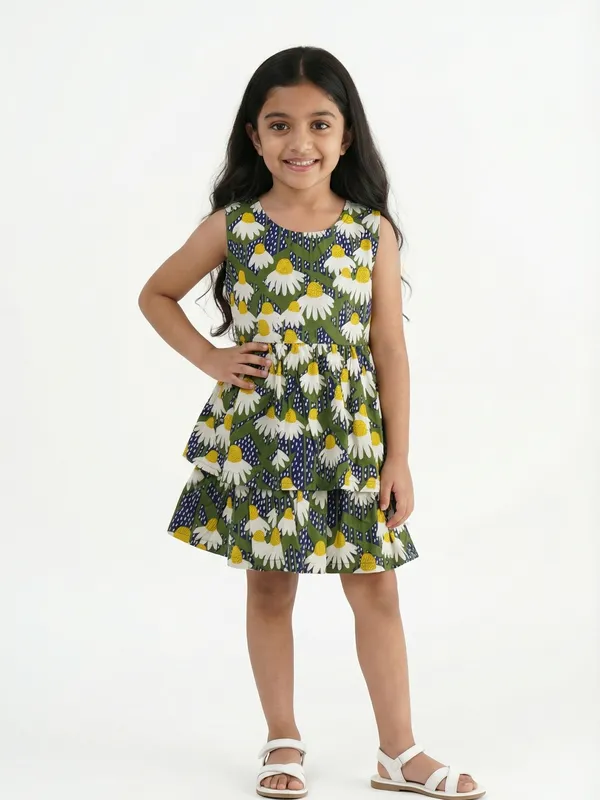 Girls_Organic_Cotton_Poplin_Sleevless_Flower_All_Over_Print_Dress_Navy
