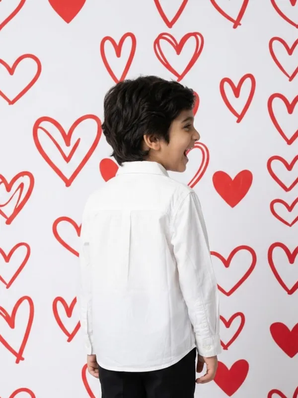 Boys_Organic_Cotton_Poplin_Full_Sleeve_Logo_Embroidered_Shirt_White