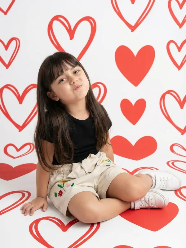 Girls_Organic_Cotton_Drill_Knee_Length_Floral_Embroidered_Pocket_Shorts_Beige