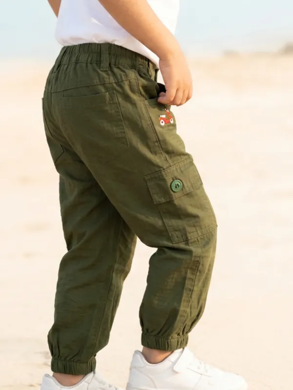 Boys_Organic_Cotton_Ripstop_Full_Length_Scooter_Embroidered_Pant_Olive_Green