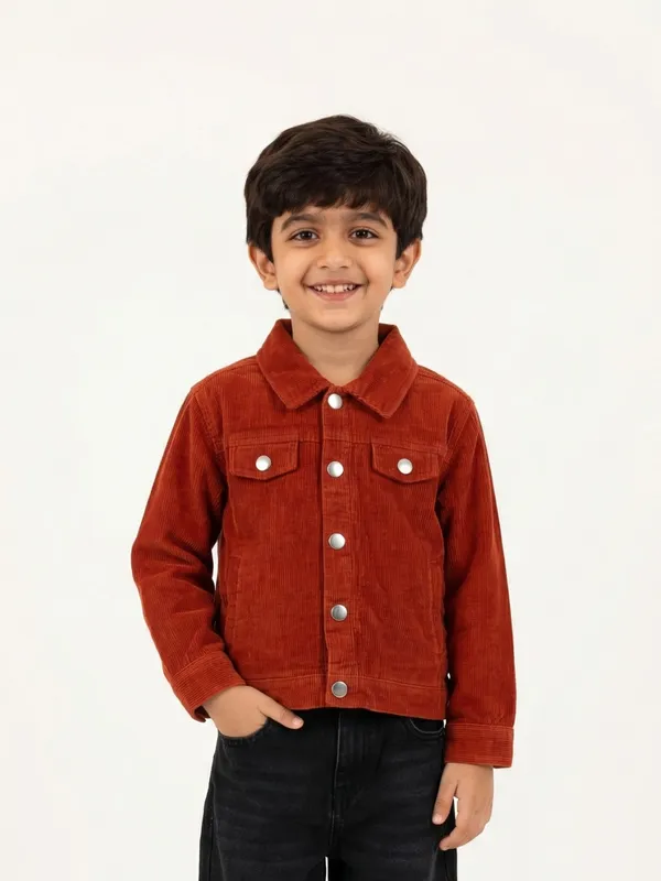 Unisex_Organic_Cotton_Woven_Full_Sleeve_Logo_Embroidered_Jacket_Brown