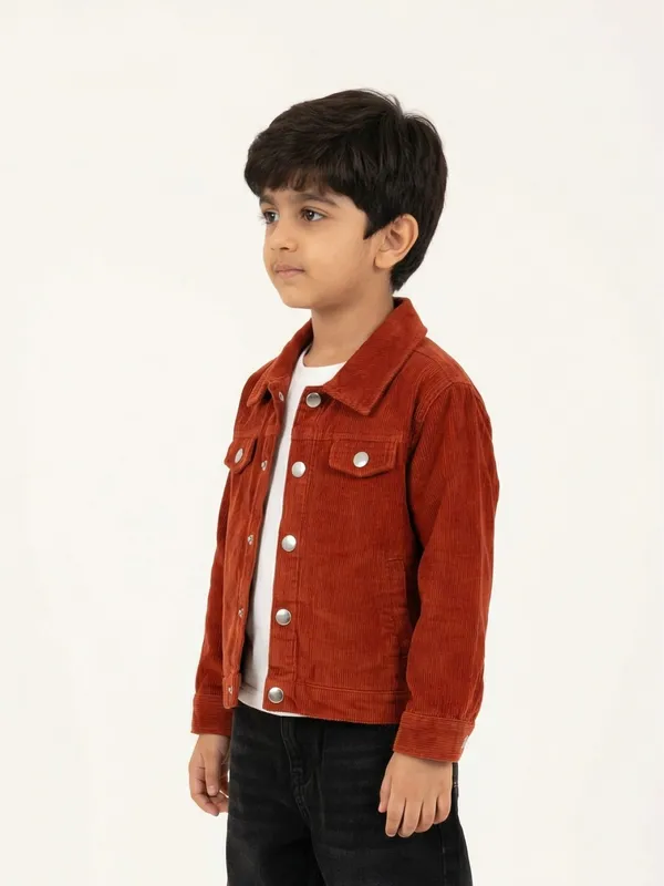 Unisex_Organic_Cotton_Woven_Full_Sleeve_Logo_Embroidered_Jacket_Brown