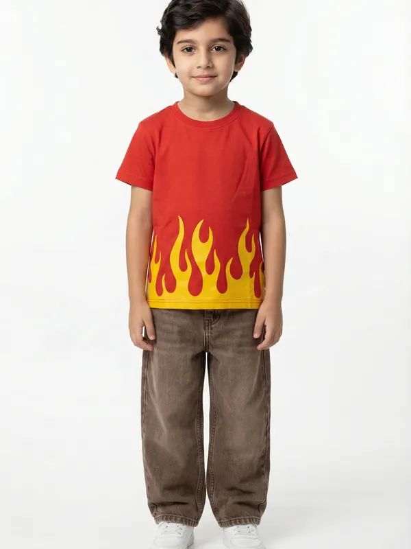 Boys_Organic_Cotton_Single_Jersey_Short_Sleev_Fire_Print_T_Shirt_Red
