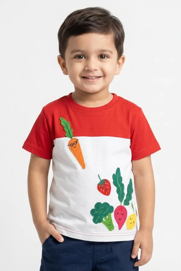 Boys_Organic_Cotton_Half__Sleeve_Applique_T-Shirt