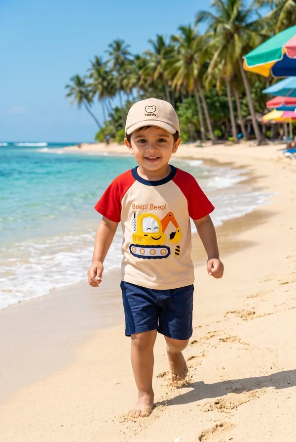 Boys_Organic_Cotton_Half__Sleeve_Applique_T-Shirt
