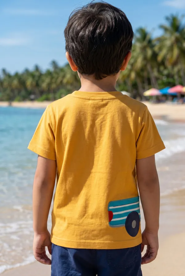Boys_Organic_Cotton_Half__Sleeve_Applique_T-Shirt