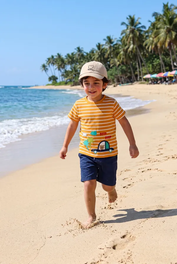 Boys_Organic_Cotton_Half__Sleeve_Applique_T-Shirt