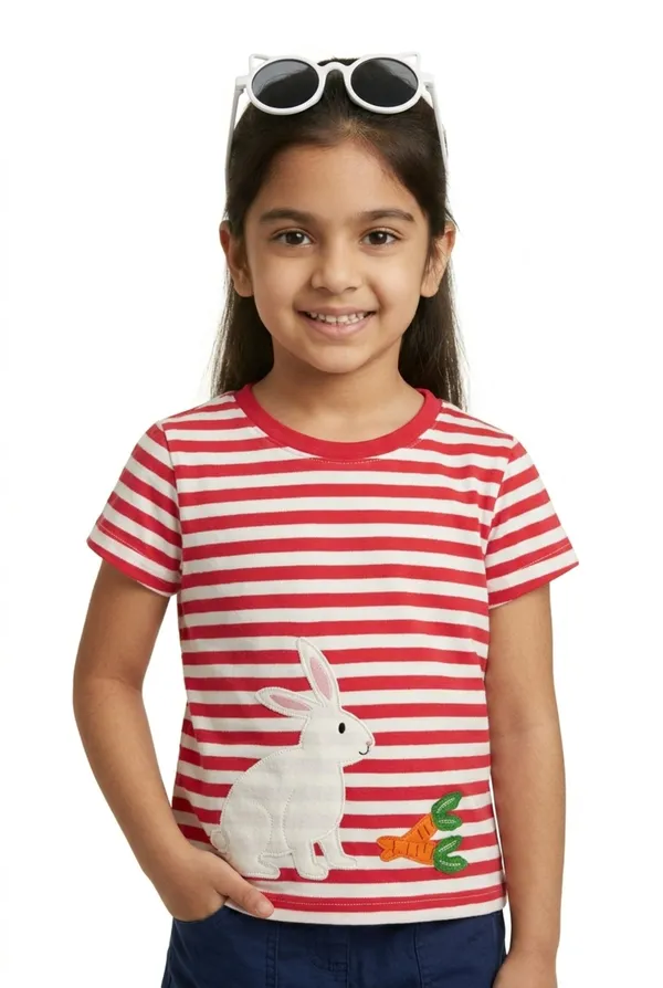 Girls_Organic_Cotton_Half__Sleeve_Applique_Top