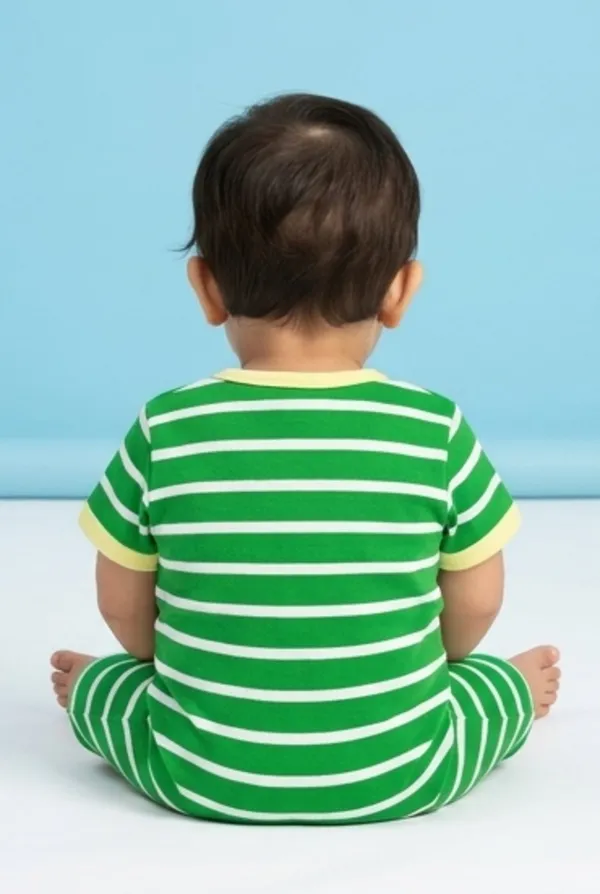 Boys_(Infants)_Organic_Cotton_Half__Sleeve_Applique_Romper