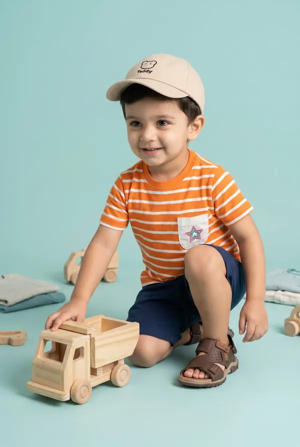 Boys_Organic_Cotton_Half__Sleeve_Embroidered_T-Shirt
