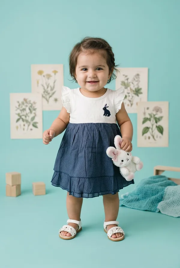 Girls_(Infants)_Organic_Cotton_Sleeveless_Applique_Frock