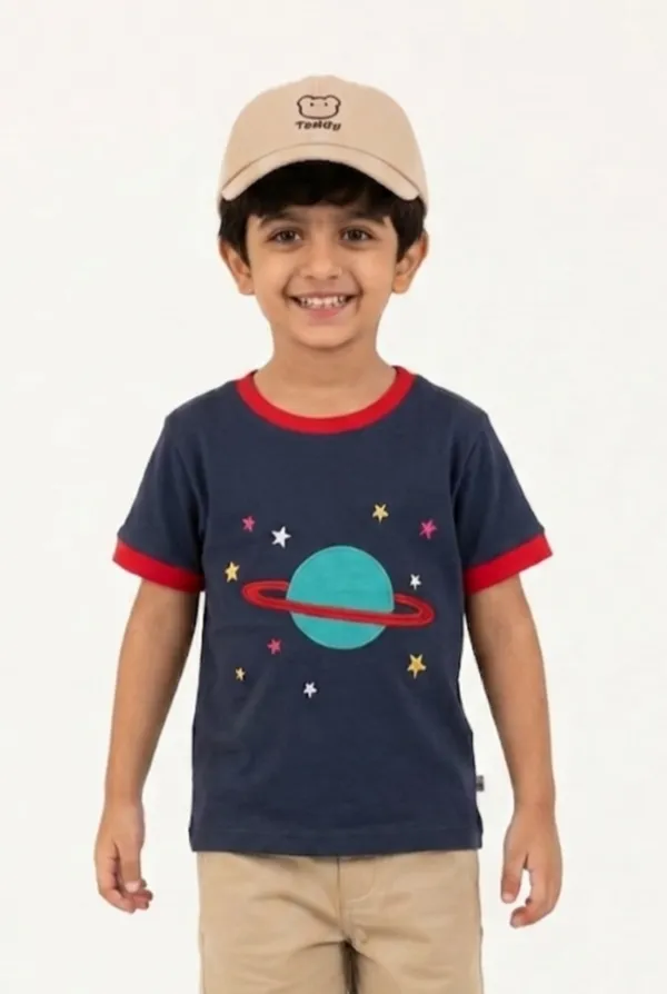 Boys_Organic_Cotton_Half__Sleeve_Embroidered_Applique_T-Shirt