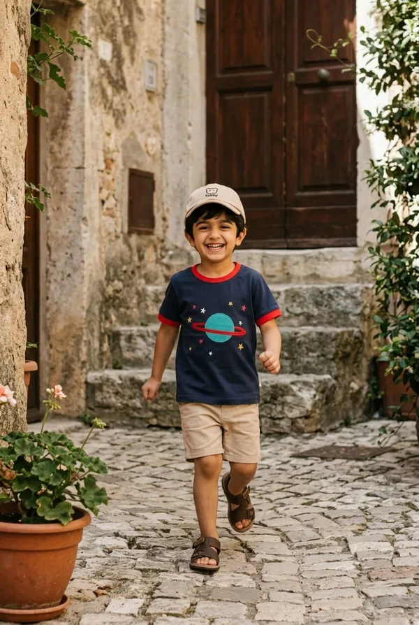 Boys_Organic_Cotton_Half__Sleeve_Embroidered_Applique_T-Shirt
