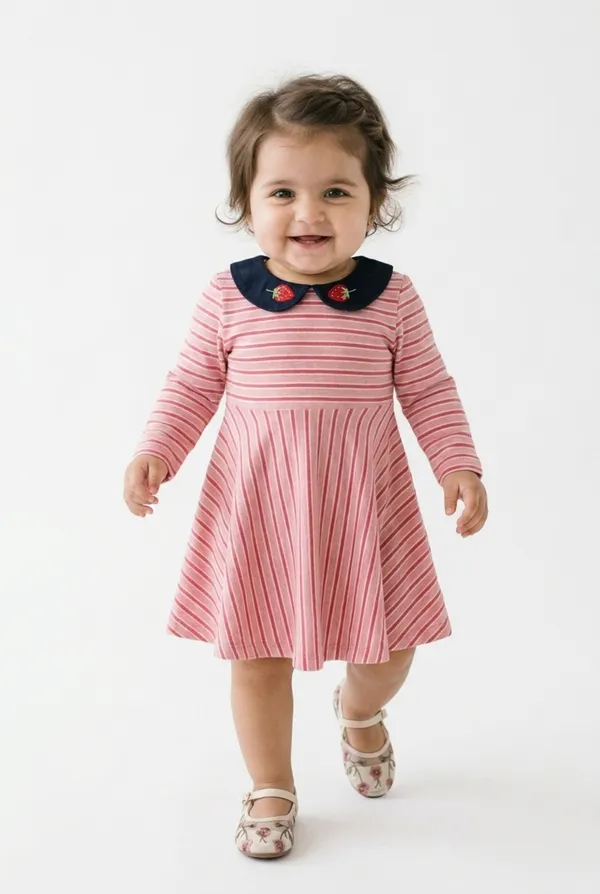 Girls_(Infants)_Organic_Cotton_Full_Sleeve__Frock