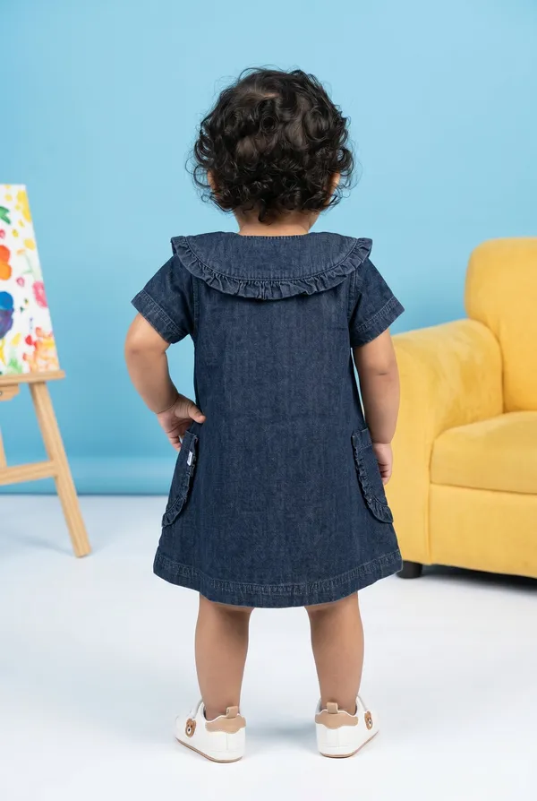 Girls_(Infants)_Organic_Cotton_Half_Sleeve__Dress