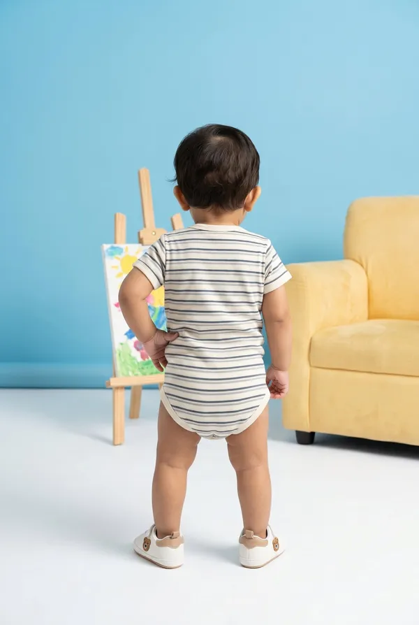 Boys_(Infants)_Organic_Cotton_Half__Sleeve_Printed_Bodysuit