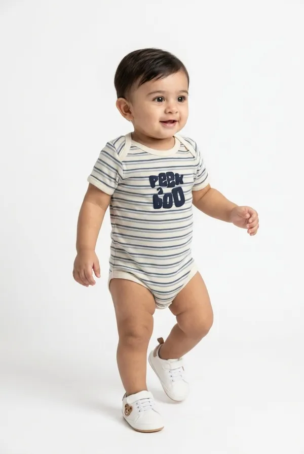 Boys_(Infants)_Organic_Cotton_Half__Sleeve_Printed_Bodysuit