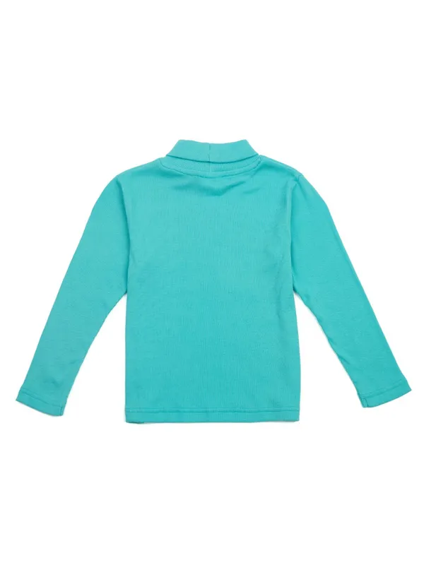 Unisex_Organic_Cotton_Full_Sleeve_Turtle_Neck__T-Shirt_-_Blue