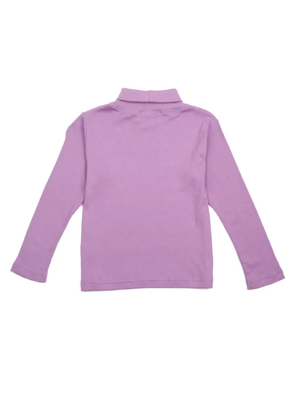 Unisex_Organic_Cotton_Full_Sleeve_Turtle_Neck__T-Shirt_-_Lavender