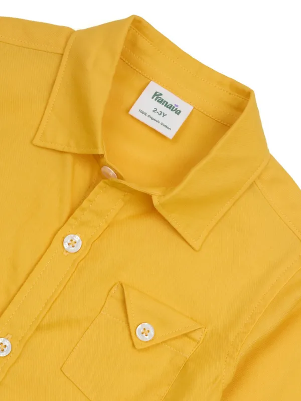 Boys_Organic_Cotton_Full_Sleeve_Solid_Casual_Shirt_with_Chest_Pocket_�_Yellow