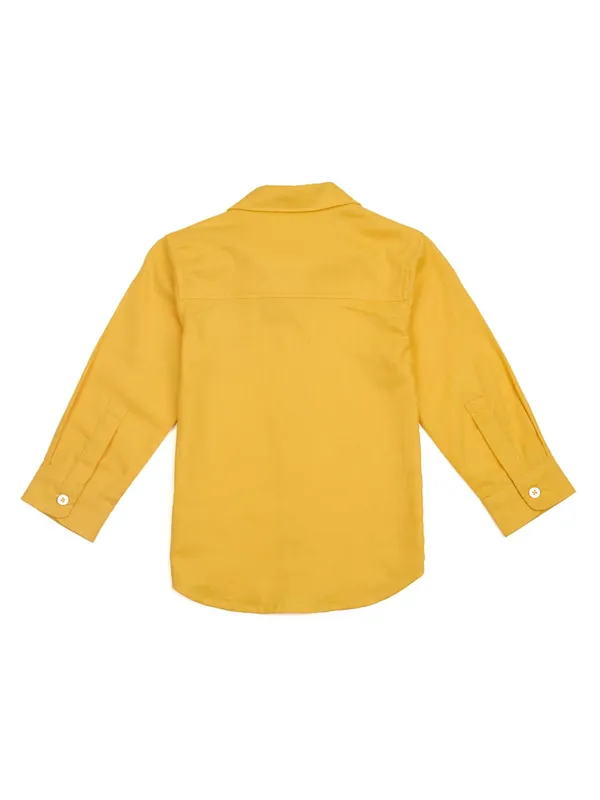 Boys_Organic_Cotton_Full_Sleeve_Solid_Casual_Shirt_with_Chest_Pocket_�_Yellow
